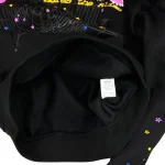 Sp5der P*nk Hoodie Black