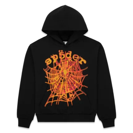 SP5DER OG WEB V2 HOODIE BLACK