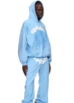 Sp5der Worldwide Sweatpant Sky Blue