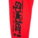 Sp5der P*NK V2 Sweatpant Red