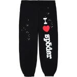 Sp5der Souvenir SP5 Sweatpants Black